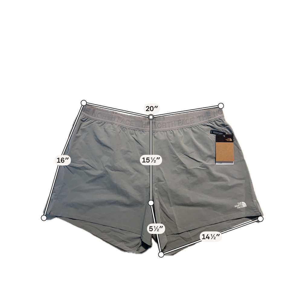 The North Face Wander Shorts Womens 3XL Meld Grey FlashDry NF0A7QGJA91 New - Picture 8 of 12